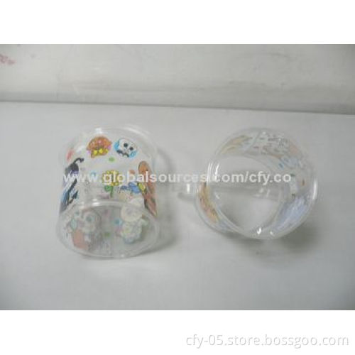 Round-shaped Cosmetic Bag with 0.15-0.50mm Thickness, OEM Services Welcomed